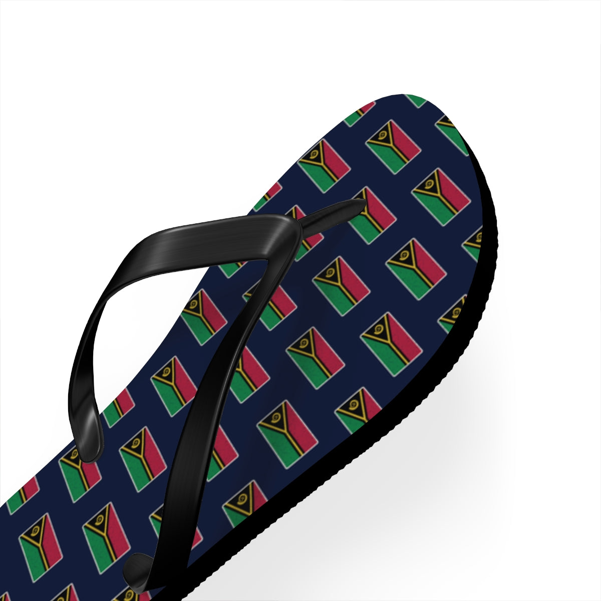 Vanuatu Mission flag map flip flops by Weak Things view 3