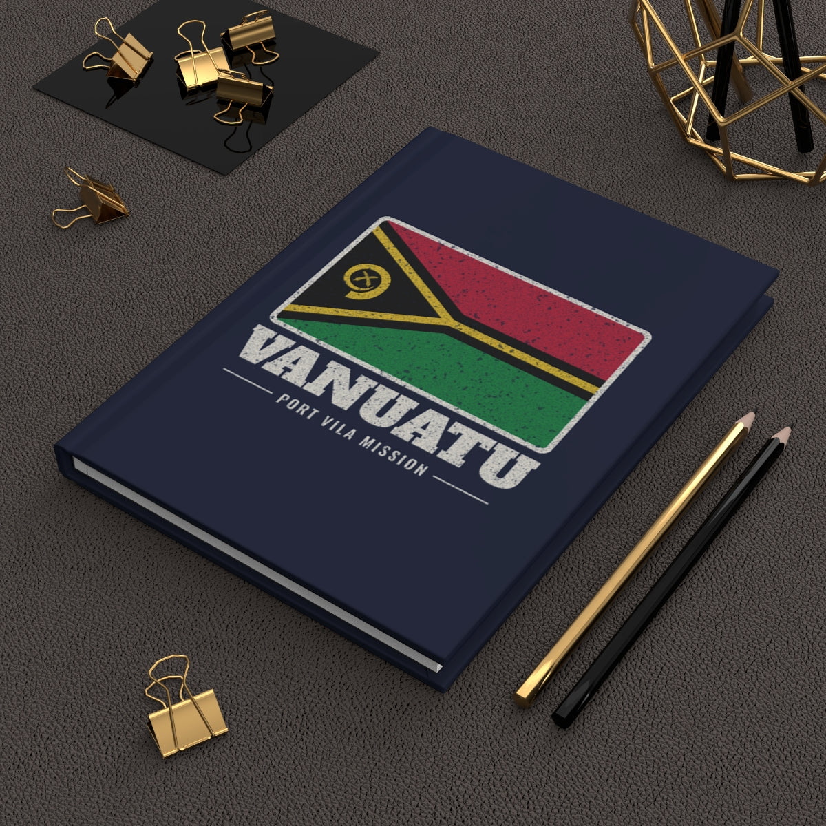 Vanuatu Port Vila Mission flag map journal by Weak Things view 2