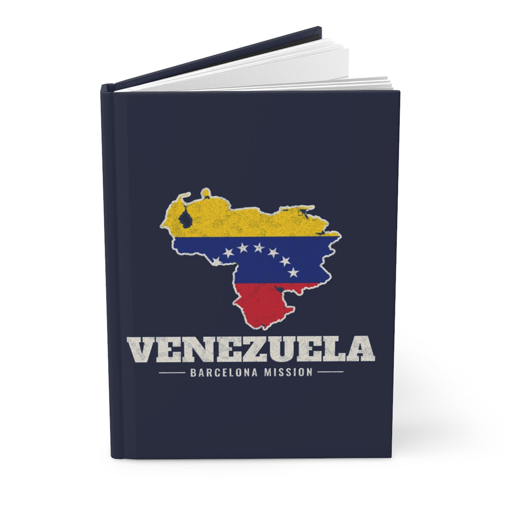 Venezuela Barcelona Mission flag map journal by Weak Things view 3