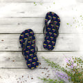 Venezuela Mission flag map flip flops by Weak Things