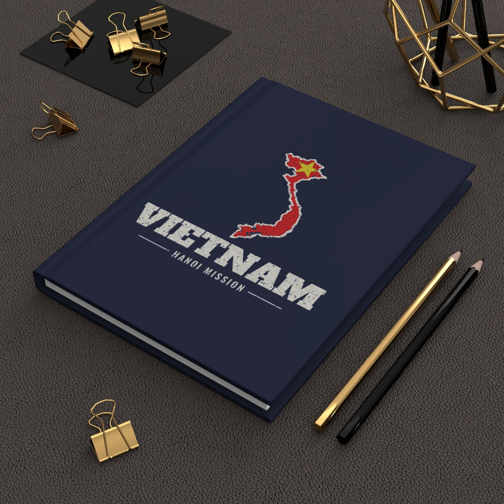 Vietnam Hanoi Mission flag map journal by Weak Things view 2
