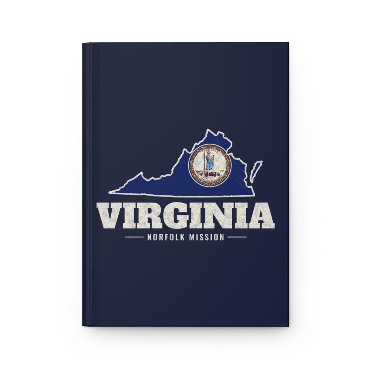 Virginia Norfolk Mission flag map journal by Weak Things