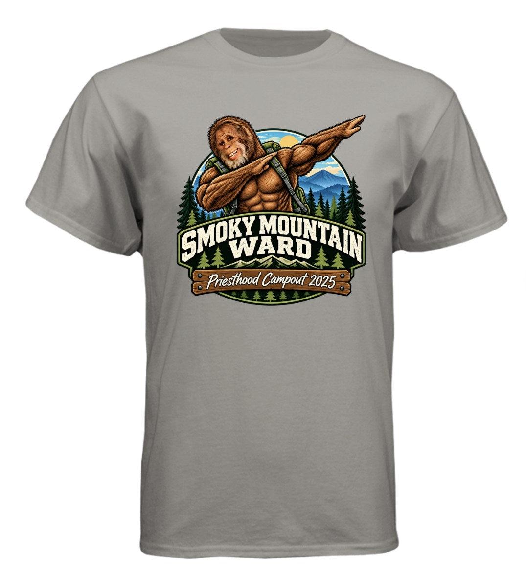 Smoky Mountain Ward priesthood campout group shirt