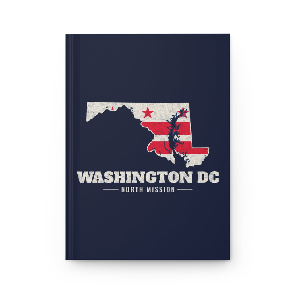 Washington DC North Mission flag map journal by Weak Things