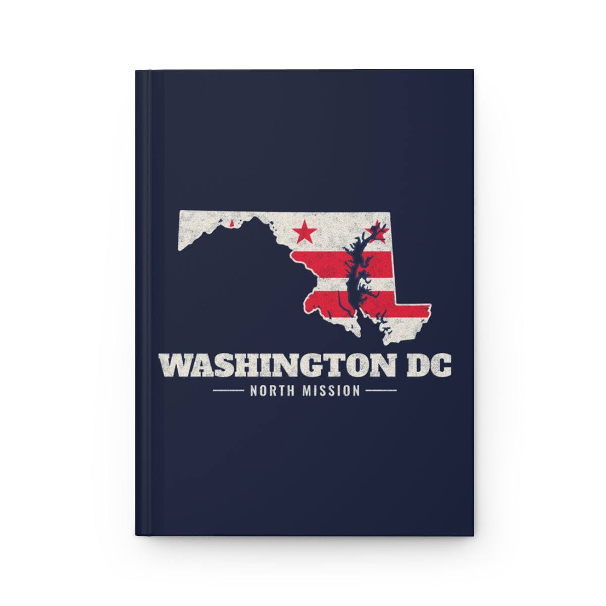 Washington DC North Mission flag map journal by Weak Things