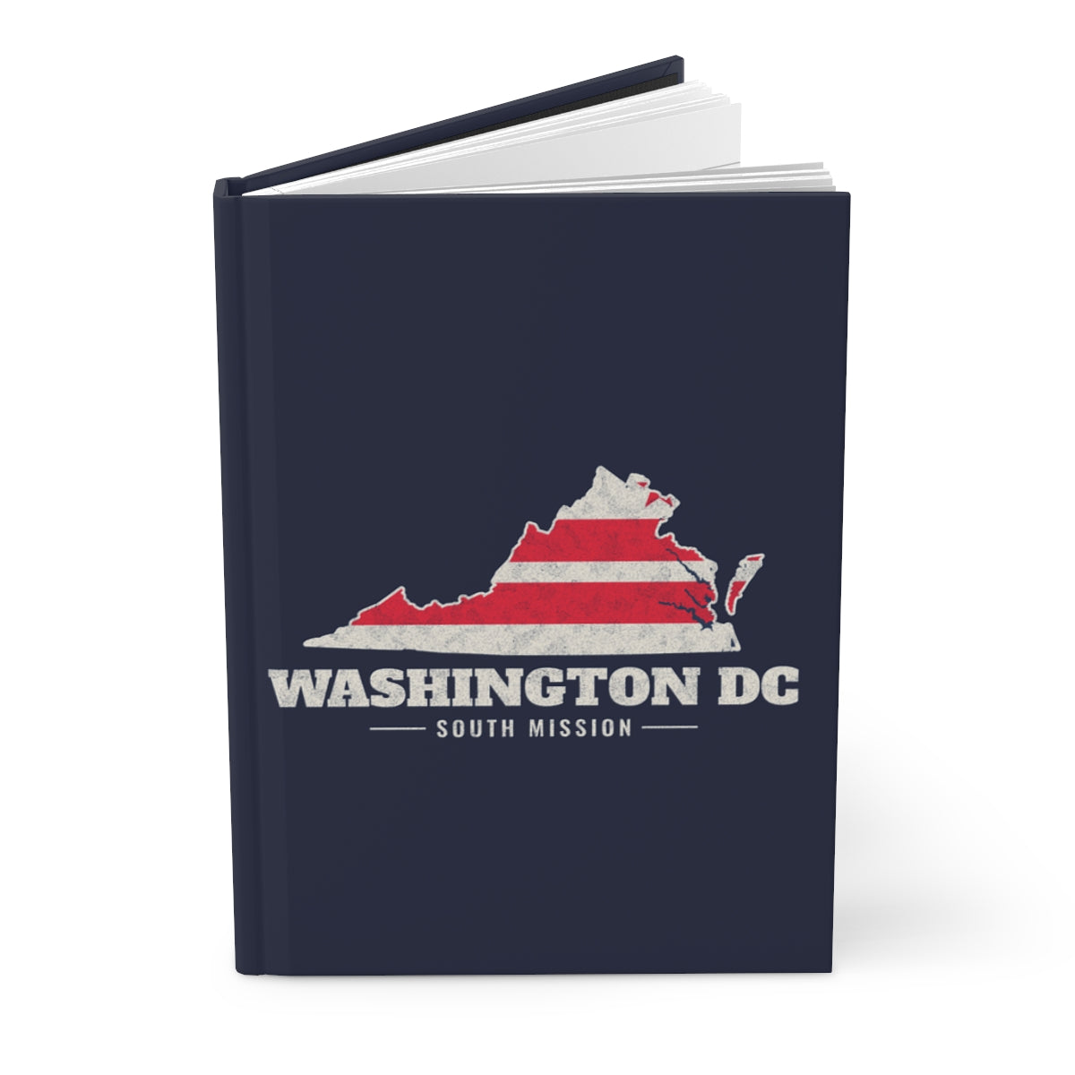 Washington DC South Mission flag map journal by Weak Things view 3
