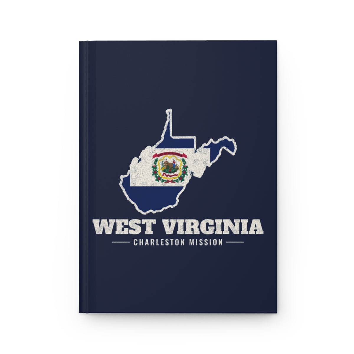 West Virginia Charleston Mission flag map journal by Weak Things