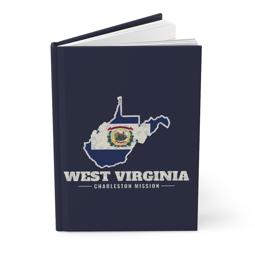 West Virginia Charleston Mission flag map journal by Weak Things view 3