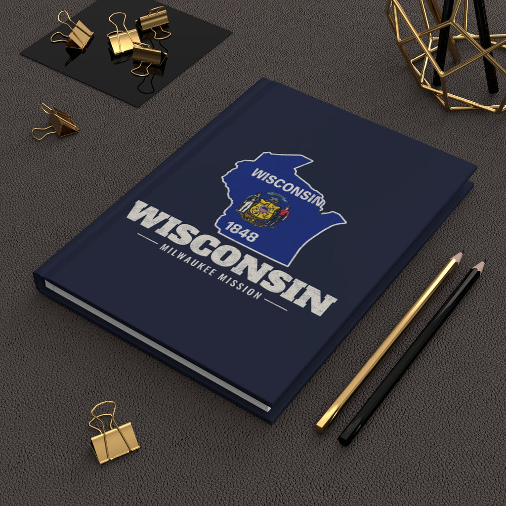 Wisconsin Milwaukee Mission flag map journal by Weak Things view 2