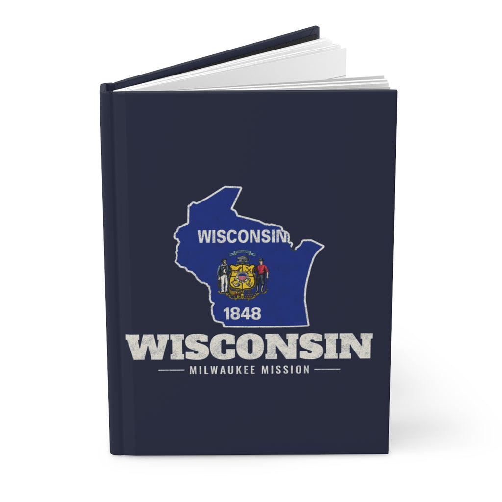 Wisconsin Milwaukee Mission flag map journal by Weak Things view 3