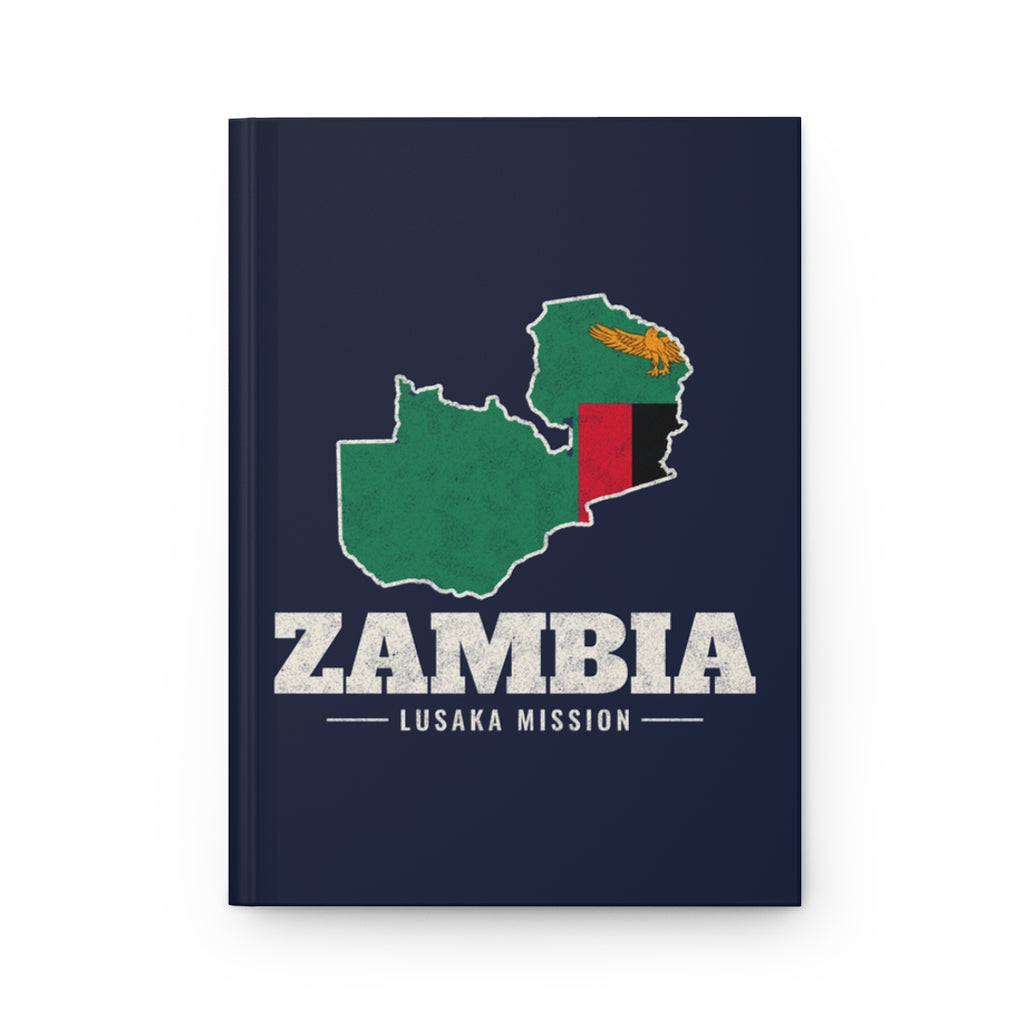 Zambia Lusaka Mission flag map journal by Weak Things