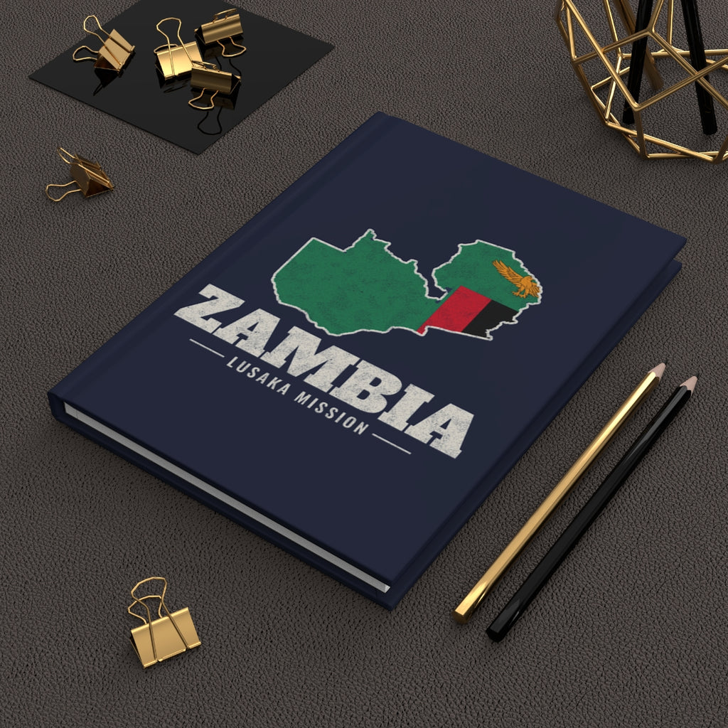 Zambia Lusaka Mission flag map journal by Weak Things view 2