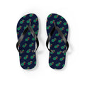 Zambia Mission flag map flip flops by Weak Things view 2