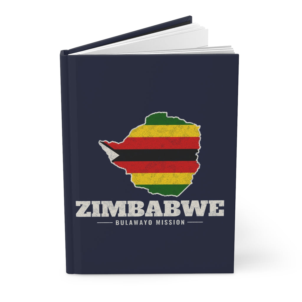 Zimbabwe Bulawayo Mission flag map journal by Weak Things view 3