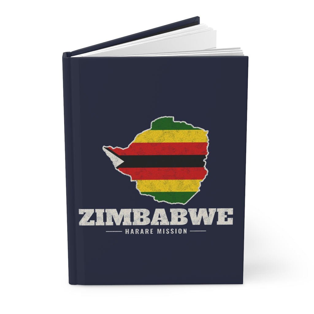 Zimbabwe Harare Mission flag map journal by Weak Things view 3