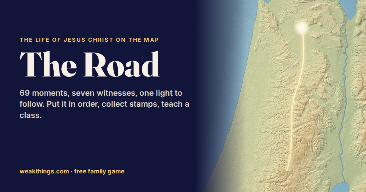 The Road: Jesus on the Map