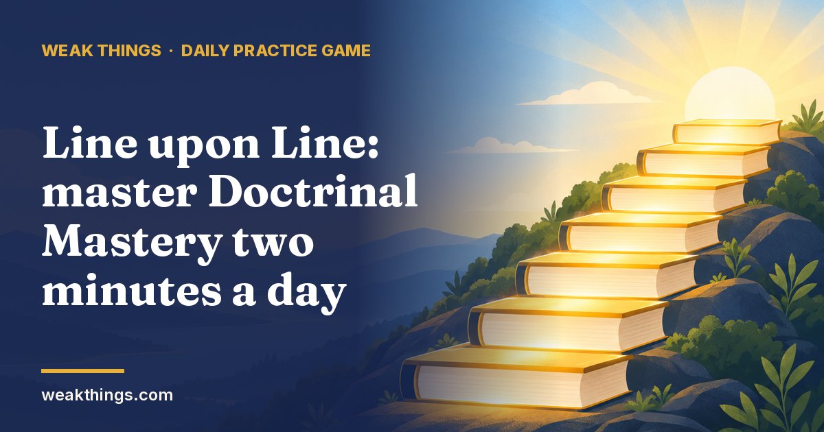 Line upon Line